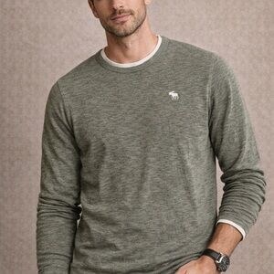 Abercrombie & Fitch Olive Long Sleeve Tee
